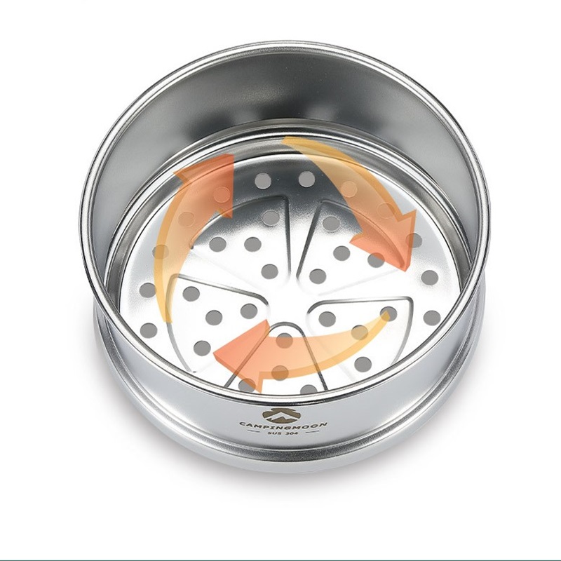 CAMPINGMOON Portatle Outdoor C - огляд і ціна Camping Cooking Set Stainless Steel